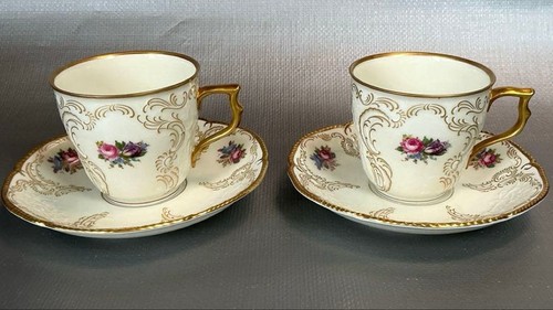 Set coppia piattini tazze