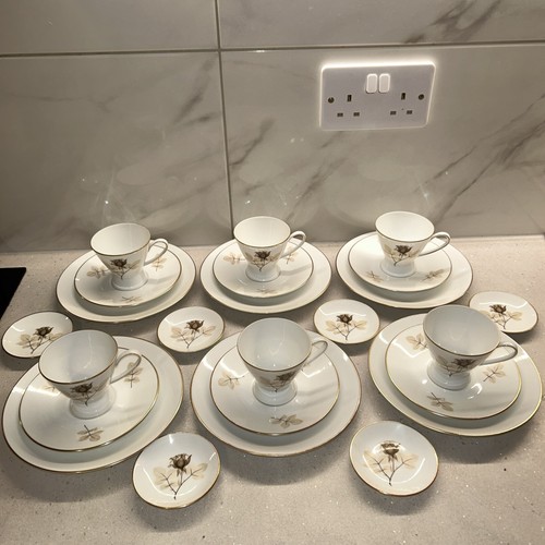 Rosenthal 1950 black rose - rosenthal,